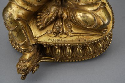 图片[5]-Bronze gilded statue of Guanyin Bodhisattva-China Archive